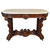 SOLD Antique Accent Table, Antique Spectacular Victorian Marble Top Center Table with Ladies Heads