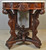 SOLD Antique Accent Table, Antique Spectacular Victorian Marble Top Center Table with Ladies Heads