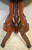SOLD Antique Accent Table, Antique Victorian Marble Top Shapely Burl Walnut Parlor Stand
