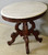 SOLD Antique Accent Stand, Antique Victorian Carved Oval Marble Top Parlor Table