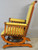 SOLD Antique Rocking Chair, Antique Victorian Platform Rocker Rope Twist by Hunzinger