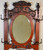 SOLD Antique Hall Seat, Antique Oak Double Mirror Lift Seat Hall Tree
