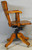 SOLD Antique Desk Chair, Antique Refinished Oak Victorian Office Chair