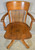 SOLD Antique Desk Chair, Antique Refinished Oak Victorian Office Chair