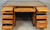 SOLD Antique Victorian Oak Raised Panel Partner Executive Desk