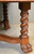 SOLD Antique Victorian Claw Foot Square Oak Barley Twist Banquet Table