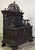 SOLD Hall Bench, Carved Hallway Storage Bench, Gothic Revival, Carved