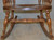 SOLD Antique Rocking Chair, Larkin Oak Pressback Rocker