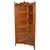 SOLD Antique Oak Corner China Closet, Victorian Curio Cabinet