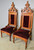 SOLD Antique Throne Chairs, Pair of Oak Victorian Parlor Chairs #21253