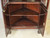 SOLD Antique China Closet, Victorian Mahogany Corner China Cabinet