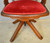 SOLD Antique Office Desk Chair, Victorian Ladies Swivel Tilt Desk Chair