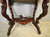 SOLD Antique Parlor Table, Victorian Marble Top Parlor Stand with Dog Carving