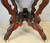 SOLD Antique Parlor Table, Victorian Marble Top Parlor Stand with Dog Carving