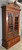 SOLD Antique Bookcase, Victorian Double Door Carved Walnut Cabinet