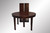 SOLD Antique Round Mahogany Dining Table w/2 Leaves