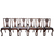 SOLD Antique Dining Chairs, 6 Mahogany Chippendale Carved Chairs w/Needlepoint