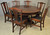 SOLD Antique Dining Room Table, Round Mahogany Empire Banquet Table