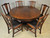 SOLD Antique Dining Room Table, Round Mahogany Empire Banquet Table