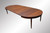 SOLD Banquet Dining Round Mahogany Inlaid Table with 7 Leaves