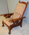SOLD Antique Morris Chair, Victorian Lion Head Claw Foot Reclining Chair