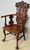 SOLD Antique Horner Armchair, Oak Carved Lion Chair - Horner