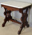 SOLD Antique Parlor Table, Victorian Marble Top Carved Stand