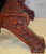 SOLD Antique Parlor Table, Victorian Marble Top Carved Stand