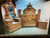 3 Piece Marble Top Victorian Bed Set