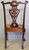 SOLD Antique Victorian Side Chairs, Mahogany Carved Chippendale Pair of 2
