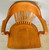 SOLD Antique Lawyer's Office Chair, Oak Bankers Arm Chair