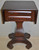 SOLD Antique Parlor Stand, Mahogany Drop Leaf Empire Worktable