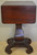 SOLD Antique Parlor Stand, Mahogany Drop Leaf Empire Worktable
