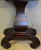 SOLD Antique Parlor Stand, Mahogany Drop Leaf Empire Worktable