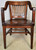 SOLD Antique Office Chairs, Set of 4 Refinished Lawyers Bankers Armchairs