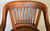SOLD ﻿Antique Office Chair, Barrel Seat Lawyers Bankers Swivel Tilt Desk Chair