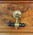 SOLD Antique Victorian Walnut Marble Top Half Commode / Nightstand