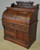 SOLD Antique Cylinder Desk , Victorian Walnut Desk