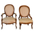 SOLD Antique Parlor Chairs, Victorian Lady’s and Gent’s Chairs