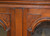 SOLD Antique Walnut Bookcase, Victorian Burl Walnut Double Door Bookcase