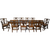 SOLD Antique Baker Furniture Company Oak Chippendale Dining Room Set