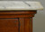 SOLD Antique Burl Walnut Dresser, Victorian Marble Top Drop Center Chest