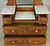 SOLD Antique Burl Walnut Dresser, Victorian Marble Top Drop Center Chest