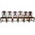 SOLD Antique Oak Dining Room Chairs, Set of 6 Oak Carved Dining Chairs