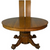 SOLD Antique Dining Table, Round Oak Claw Foot Dining Table – 54 Inches