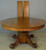 SOLD Antique Dining Table, Round Oak Claw Foot Dining Table – 54 Inches