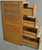 SOLD Antique File Cabinet, Oak Four Drawer Office Furniture