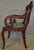 SOLD Antique Dining Chairs, Set of 6 Mahogany Empire Style Dining Room Chairs
