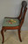 SOLD Antique Dining Chairs, Set of 6 Mahogany Empire Style Dining Room Chairs