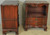 SOLD Antique Nightstands Pair of Mahogany Carved Commodes